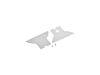 ALU-9538 Aluminum Channel - Surface / Hanging mount - For Strips Up To 25mm - Silver - 1m / 2m
