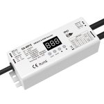 LED Waterproof DMX512 and RDM Decoder for RGB+CCT and RGBW LED Strip - 5 Channel - 5 Amp - 12-48V - Digital Display