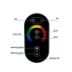 RGB LED Controller - Wireless RF Touch Color Remote with Dynamic Color-Changing Modes - 8 Amps/Channel - Black Touch Remote