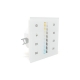 Sunricher DALI DT8 Four Zone Dual Colour (CCT) Double Touch Slider DALI Wall Panel White (Low voltage)