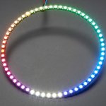 NeoPixel 60 Ring - 5050 RGBW LED w/ Integrated Drivers - Cool White - ~6000K