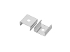 ALU-01 LED Aluminum Channel - Surface - For Strips Up To 13mm - Silver - 1m / 2m - Frosted Lens