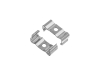 ALU-16-R LED Aluminum Channel - Recessed - For Strips Up To 13mm - Silver - 1m / 2m - Frosted Lens