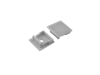 ALU-1602 LED Aluminum Channel - Surface - For Strips Up To 17mm - Silver - 1m / 2m - Frosted Lens