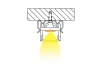 ALU-1715 LED Aluminum Channel - Surface - For Strips Up To 13mm - Silver - 1m / 2m - Frosted Lens