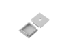 ALU-2403 LED Aluminum Channel - Surface - For Strips Up To 24mm - Silver - 1m / 2m - Frosted Lens