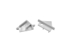 ALU-3019-R LED Aluminum Channel - Recessed - For Strips Up To 17mm - Silver - 1m / 2m - Frosted Lens