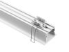 ALU-5035-R LED Aluminum Channel - Recessed - For Strips Up To 25mm - Silver - 1m / 2m - Frosted Lens