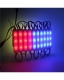 12V Addressable WS2811 Pixel RGB LED Modules With Diffusers - 20-Pack