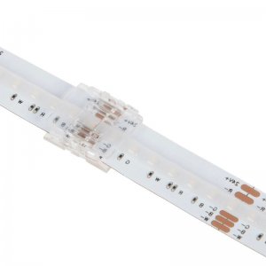 Clamp-On Strip to Strip Connector for 12mm RGBW COB LED Strip Lights