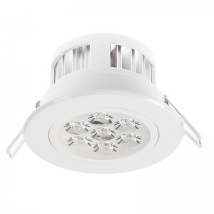 LED Recessed DownLight Fixture - Aimable - 60 Watt Equivalent - 4.45" - 680 Lumens