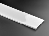 ALU-10235B Aluminum Channel - Surface / Hanging mount - For Strips Up To 45mm - Silver - 1m / 2m - Frosted Lens