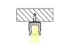 ALU-1407 LED Aluminum Channel - Surface - For Strips Up To 12mm - Silver - 1m / 2m - Frosted Lens