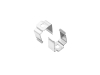 ALU-1615-R LED Aluminum Channel - Recessed - For Strips Up To 8mm - Silver - 1m / 2m - Frosted Lens