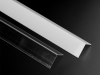 ALU-2003-COR 30 x 30 Wide Rounded Corner Aluminum Channel - Corner - For Strips Up To 20mm - 1m / 2m – Including Diffuser