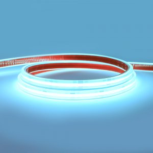 Professional Series COB Continuous LED Tape, 11.2w p/m, Blue, IP67, 5 Metre Reel, 24V