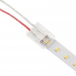 Solderless Clamp-On LED Strip Light to Wire - 12mm Single Color LED Strip Lights - 22 AWG
