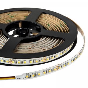 16ft Tunable White CCT LED Strip Light - Variable Color Temperature LED Tape Light - 24V - IP20