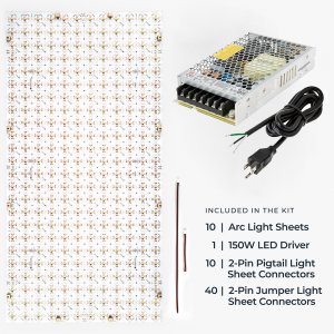 Backlighting Starter Kit - Arc™ LED Light Sheets + Power Supply
