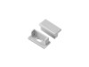 ALU-1606 LED Aluminum Channel - Surface - For Strips Up To 16mm - Silver - 1m / 2m - Frosted Lens