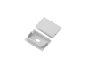 ALU-2006 LED Aluminum Channel - Surface - For Strips Up To 27mm - Silver - 1m / 2m - Frosted Lens
