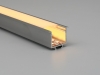 ALU-2008A-R LED Aluminum Channel - Recessed - For Strips Up To 20mm - Silver - 1m / 2m - Frosted Lens