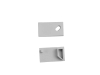ALU-2213 LED Aluminum Channel - Surface - For Strips Up To 8mm - Silver - 1m / 2m - Frosted Lens
