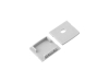 ALU-2402 LED Aluminum Channel - Surface - For Strips Up To 23mm - Silver - 1m / 2m - Frosted Lens