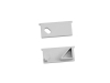 ALU-2411-R LED Aluminum Channel - Recessed - For Strips Up To 8mm - Silver - 1m / 2m - Frosted Lens