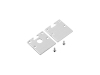 ALU-3030 LED Aluminum Channel - Surface - For Strips Up To 25mm - Silver - 1m / 2m - Frosted Lens