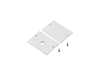 ALU-5035 Aluminum Channel - Surface / Hanging mount - For Strips Up To 40mm - Silver - 1m / 2m - Frosted Lens