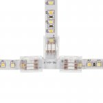 Solderless Clamp-On T Connector for 10mm Tunable White LED Strip Lights