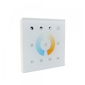 Sunricher ZIGBEE Dual Colour (CCT) 1 Group 4 Scene Wall Panel White (Mains voltage)