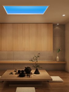 2X6ft LED Artificial Skylight Smart Home Wifi Control Ceiling Lamp Indoors - 220W - Tunable CCT - Dimmable - 1800~10000K