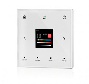 RGB+CCT 100-240VAC WiFi & RF Wall Mounted Touch DALI Panel TD-W