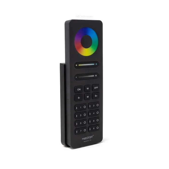 C8 MiBoxer RGB+CCT 8-Zone RF Remote (Black)