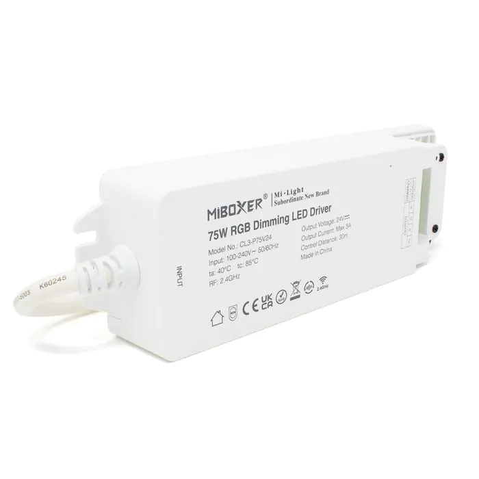 CL3P75V24 MiBoxer 2.4GHz 75W RGB LED Dimming Driver