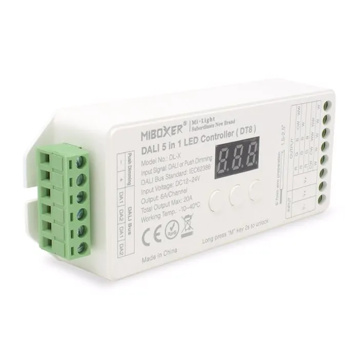 DLX MiBoxer DALI DT8 5 in 1 LED Controller