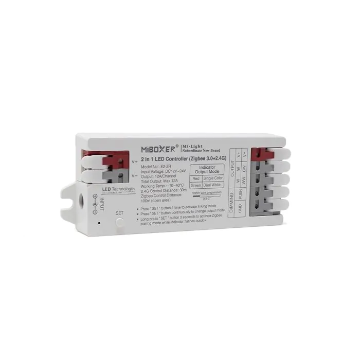 E2ZR MiBoxer 2-In-1 Controller / Receiver ZIGBEE + 2.4GHz RF (12V & 24V)