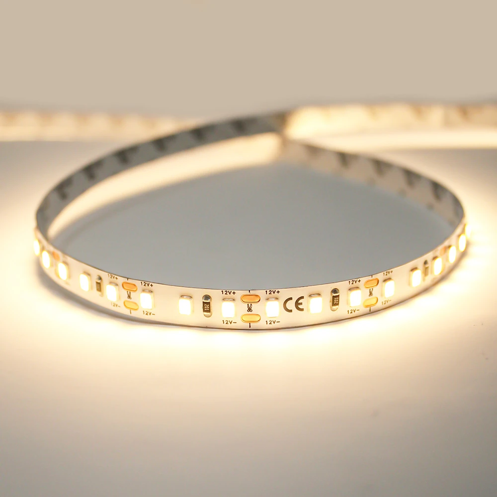 Essential Series LED Tape 120 LEDs p/m, 9.6w p/m, CRI>80, 2700K, IP20 , 12V, 5 Metre Reel
