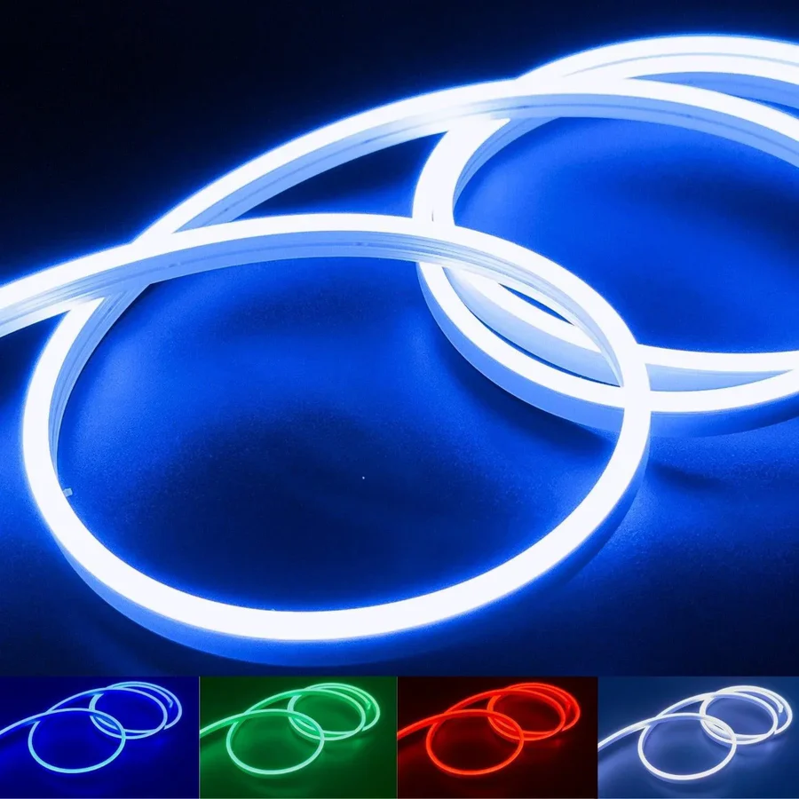 RGB Neon Flex 6x12mm 24V IP65 Waterproof 5cm cut 5 Metre