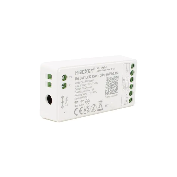 FUT038W MiBoxer WiFi+2.4GHz RGBW LED Controller