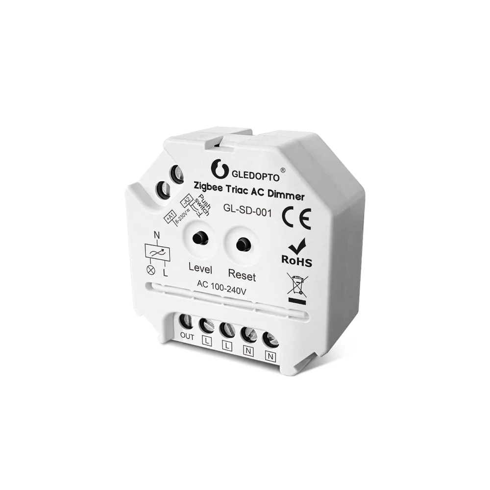 GLEDOPTO ZigBee Triac AC 100 - 240V Dimmer GL-SD-001