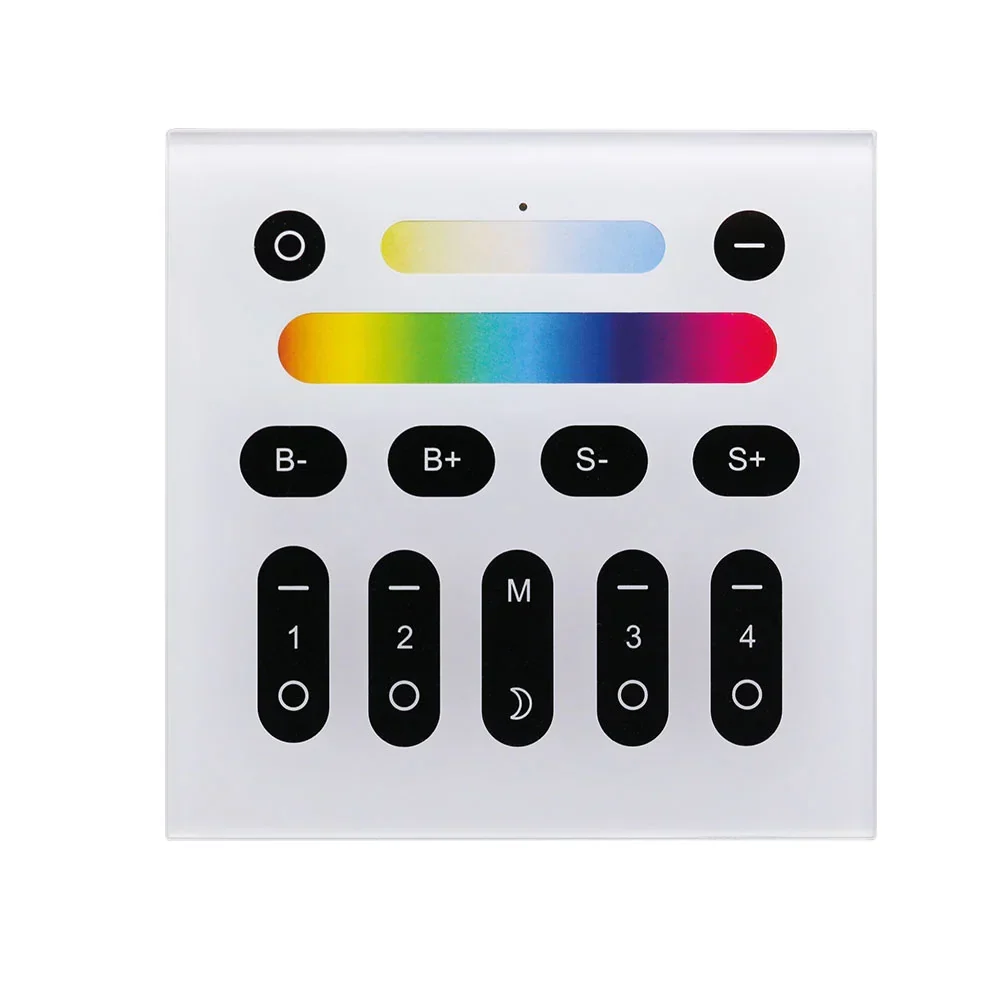 GLEDOPTO 2.4G Wall Switch Panel for RGB RGBW RGB-CCT lighting GL-W-003Z