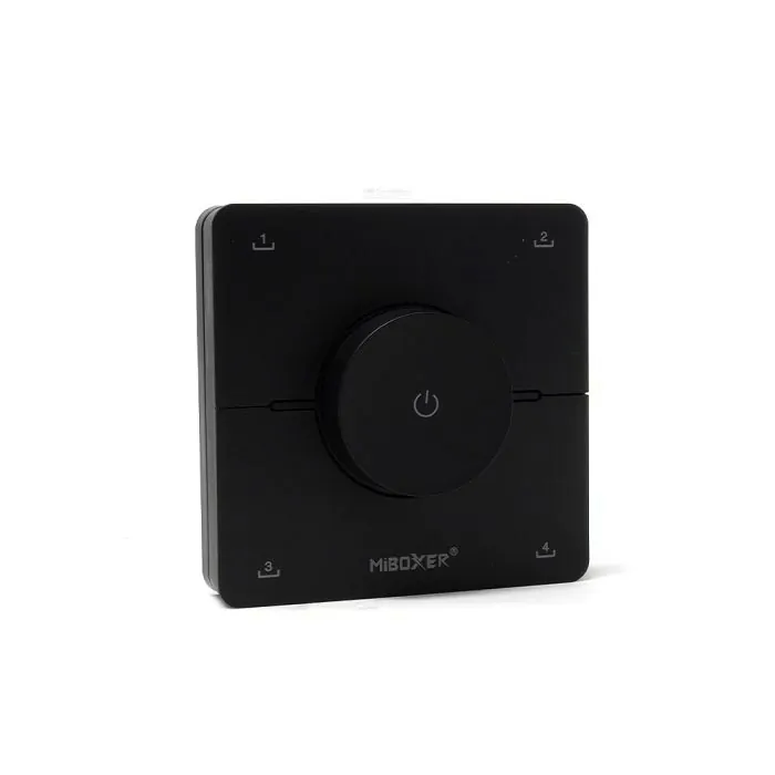 K0B MiBoxer 4-Scene Rotating Switch CCT Wall Panel (Black)