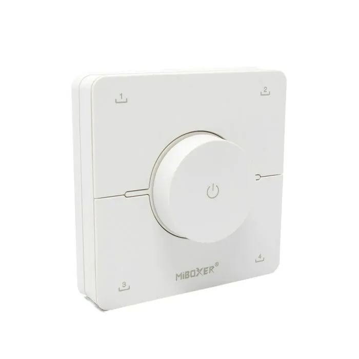 K0 MiBoxer 4-Scene Rotating Switch CCT Wall Panel (White)
