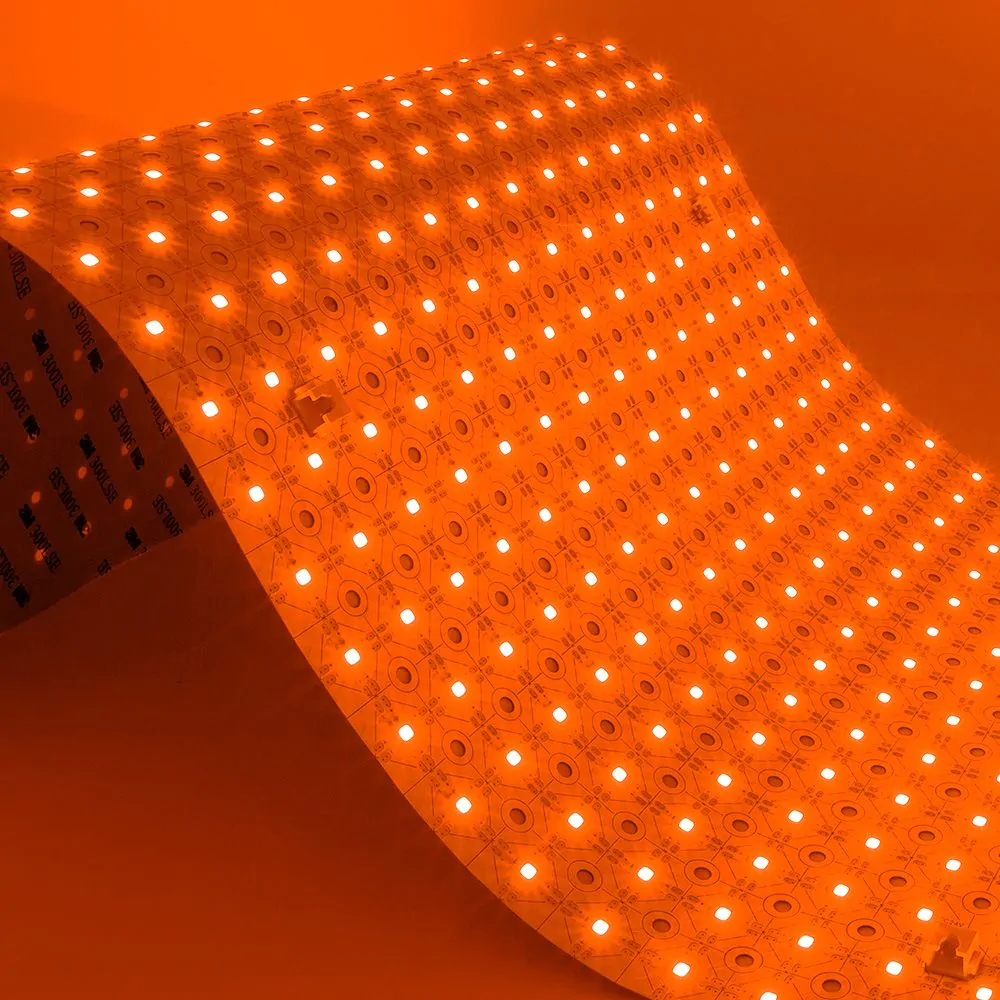 Honeycomb Flexi LED Light Sheet, 32W, 24V, Orange