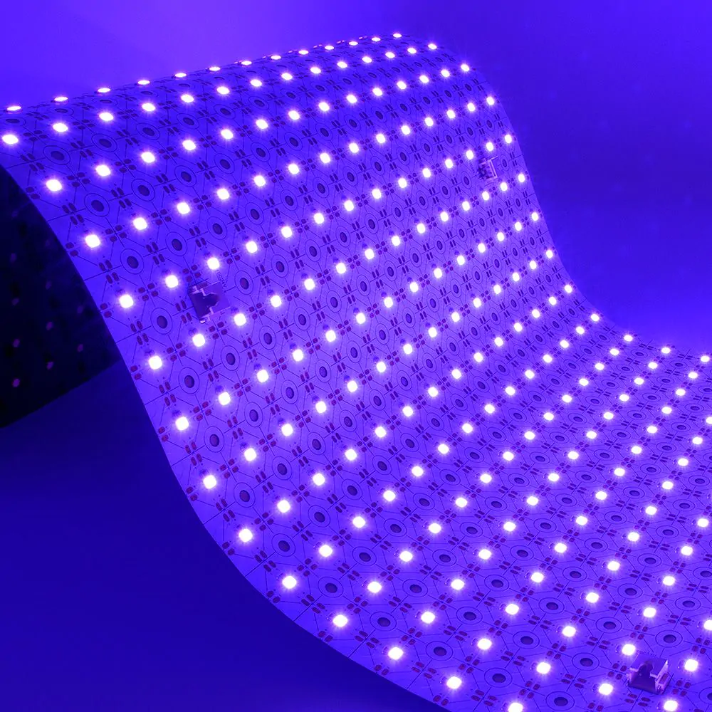 Honeycomb Flexi LED Light Sheet, 32W, 24V, UV, Effect