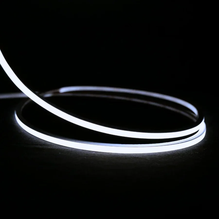 Mini Cool White Neon Flex 6000K 24V Top Bend 4.5x4.5mm IP65 Waterproof 240LEDs/m