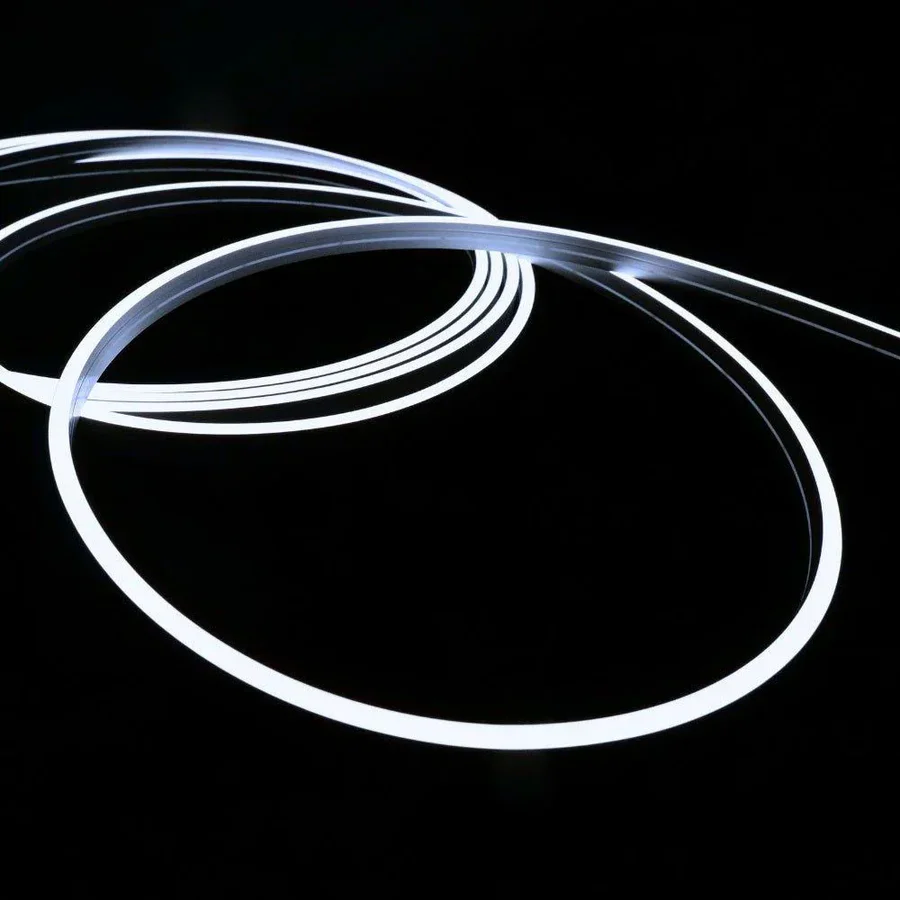 5m Mini Cool White Neon Flex 6000K 24V 4x10mm IP65 Waterproof 168LEDs/m